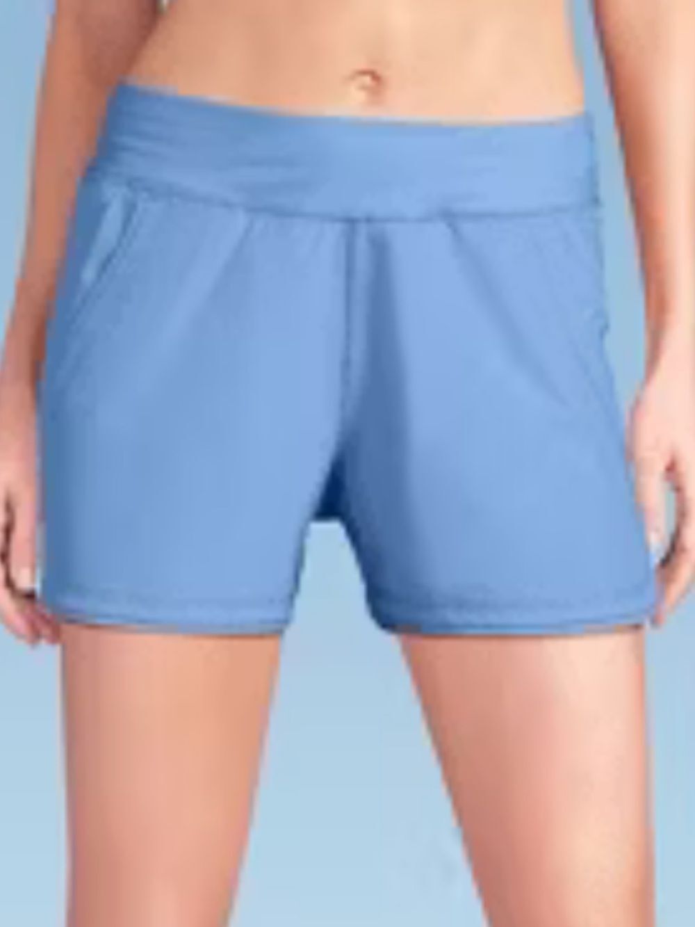 Lands end Women's SunShade UPF 50 5" Board Shorts with Panty size 8 petite